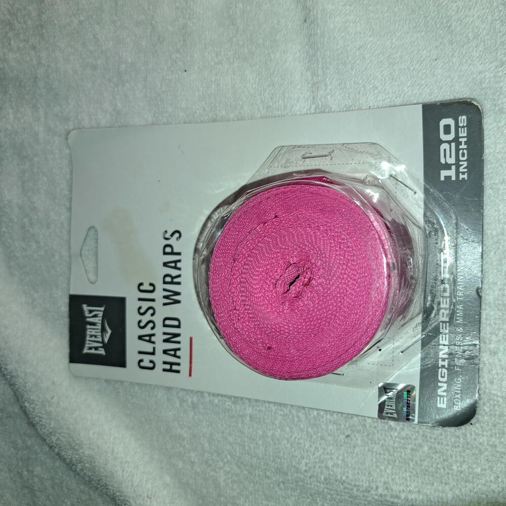 Everlast Classic Hand Wraps 120 Inches Pink